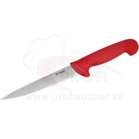 Kuchynské nože STALGAST HACCP-Nôz filetovací, červený, 16cm