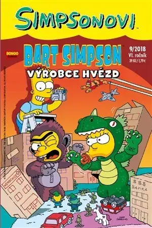 Komiksy Bart Simpson 9/2018: Výrobce hvězd - neuvedený,Petr Putna