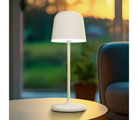 Lampy Eglo 901881 - LED stmievateľná vonkajšia nabíjateľná stolná lampa MANNERA-S LED/1,8W/5V IP54 krémová 901881