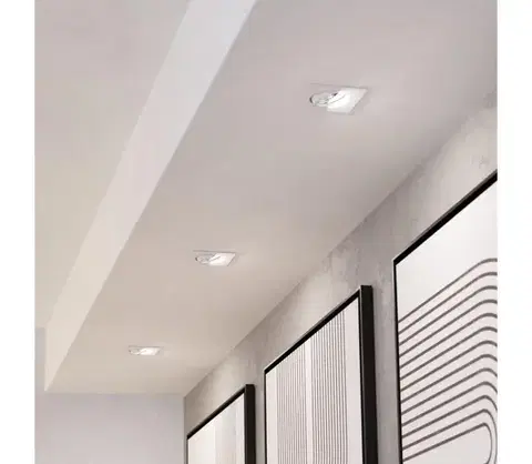 Svietidlá Eglo 902328-SADA 3xLED stropných podhľadových svietidiel SALICETO LED/6,4W/230V 8,8x8,8cm biela 902328