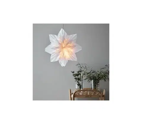 Vianočné dekorácie Markslöjd 705834 - Vianočná dekorácia NEELA 1xE14/25W/230V pr. 56 cm biela 705834.00