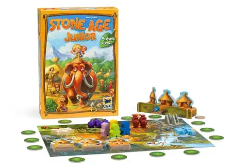 Hry v maďarčine Piatnik Játék Stone Age Junior Piatnik (hra v maďarčine)