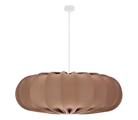 Svietidlá  Luster na lanku CAFEE 1xE27/40W/230V priemer 66 cm hnedý 31-39248