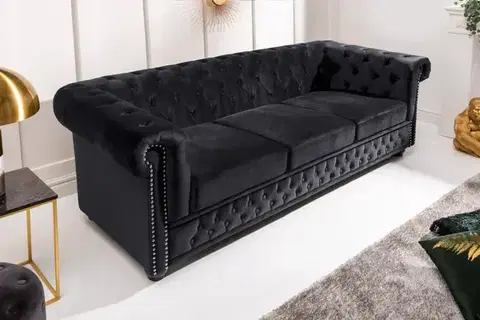Pohovky a gauče Chesterfield pohovka 3-miestna MIDAS Dekorhome
