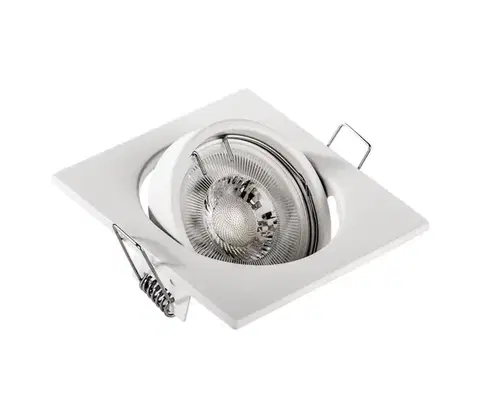 Svietidlá  Podhľadové svietidlo 1xGU10/MR16/10W/230V 9x9 cm biele 5903271845972