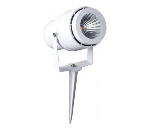 LED osvetlenie  LED Vonkajšia lampa LED/12W/100-240V IP65 biela - zelené svetlo 7549