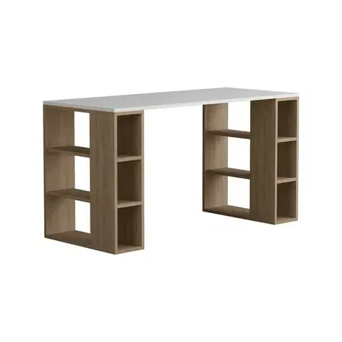 Konferenčné stolíky Pracovný stôl Colmar White and Oak