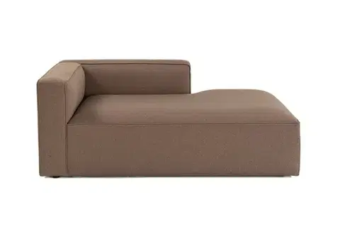 Kreslá Kreslo / Jednomiestna pohovka Mora XL Chl Right - Brown