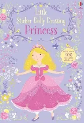 V cudzom jazyku Little Sticker Dolly Dressing Princess - Fiona Watt,Lizzie Mackay