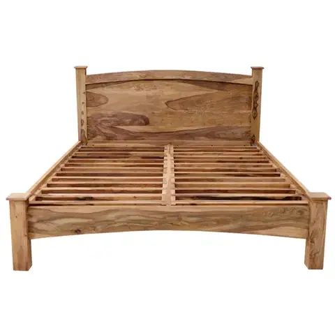 Postele Posteľ  160x200 Rami indický masív palisander