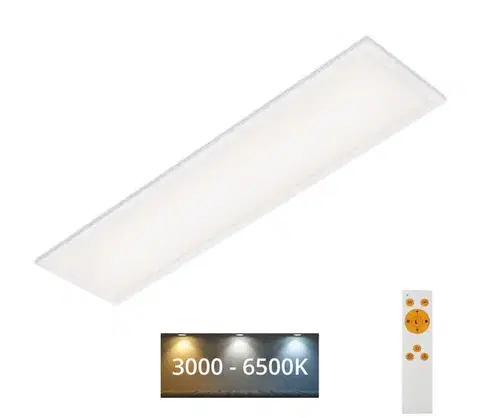 Svietidlá Brilo - LED Stmievateľné stropné svietidlo SLIM LED/24W/230V 100x25 cm + DO 7167-016