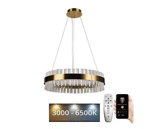 Svietidlá BRILAGI - LED Stmievateľný krištáľový luster na lanku HALO LED/40W/230V + DO BG-J6301/C