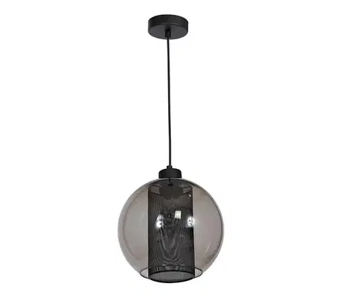 Svietidlá  Luster FUNA 1xE27/60W/230V čierna 8259
