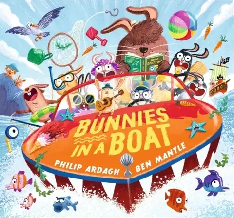 Leporelá, krabičky, puzzle knihy Bunnies in a Boat - Philip Ardagh