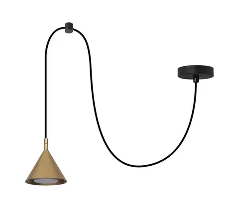 Svietidlá BRILAGI - Luster na lanku CONE SINGLE SPIDER 1xGX53/15W/230V zlatá WO-E14-G08-GLD-OEM