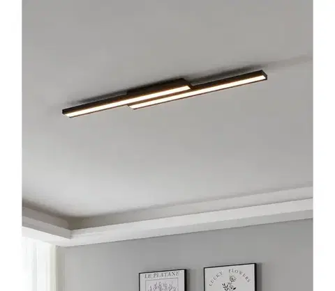Svietidlá Eglo 31715 - LED RGBW Stmievateľné stropné svietidlo SALITERAS-Z 20,4W/230V čierna 31715