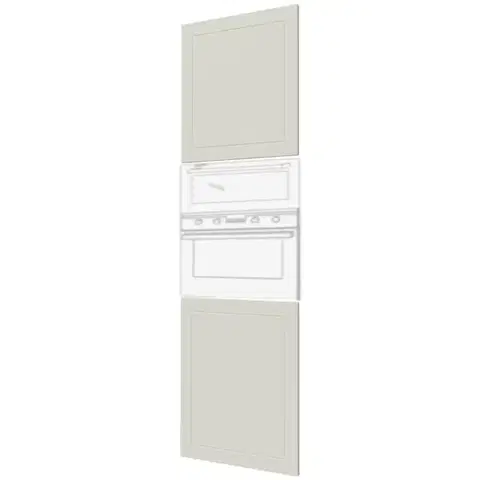 MDF fronty PVC Dvierka Quantum D14RU/2D vanilia mat