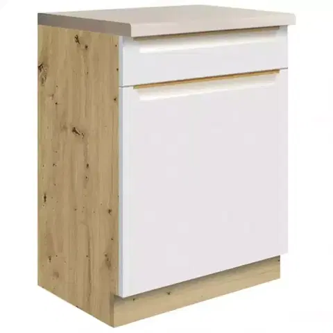 Kuchynské skrinky stojace Skrinka do kuchyne Glamour5d White