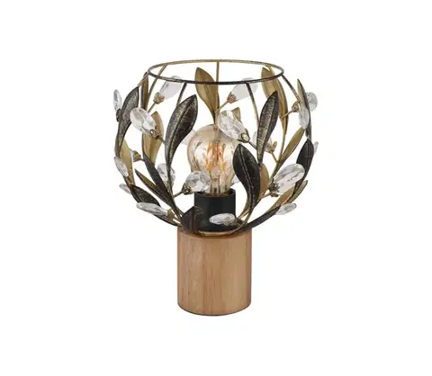 Lampy Globo 15759T - Stolná lampa MIKA 1xE27/40W/230V 15759T