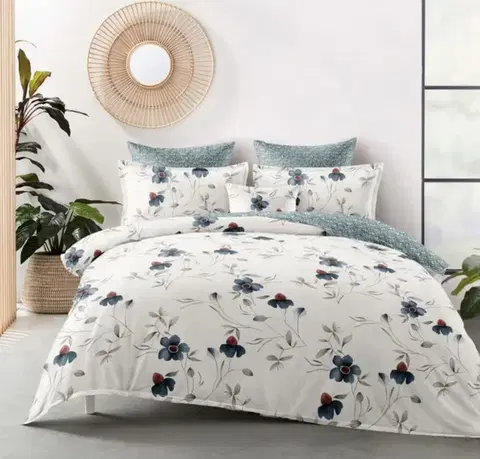Obliečky 3 dielne Flanelové obliečky polycotton Bormio 200x140cm+90x70cm TiaHome