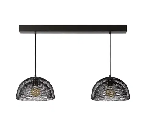 Svietidlá Lucide 78387/02/30 - Luster na lanku MESH 2xE27/60W/230V 78387/02/30