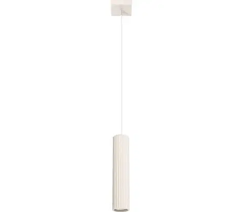 Svietidlá  SL.1592 - Luster na lanku KARBON 1xGU10/10W/230V krémová SL.1592