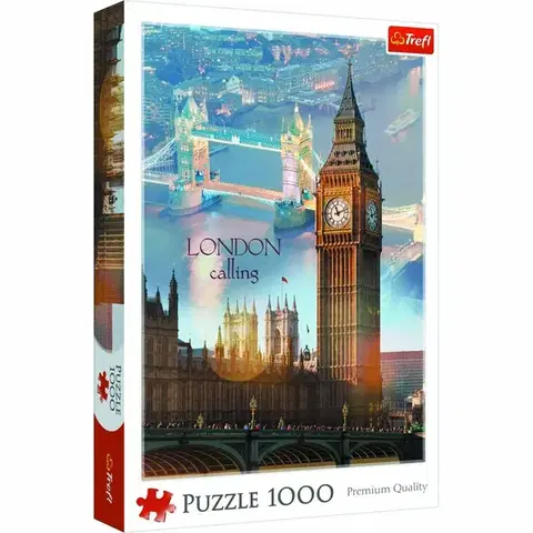 Puzzle Puzzle Londýn o súmraku, 1000 dielikov, 48x68,3 cm v krabici 27x40x6 cm