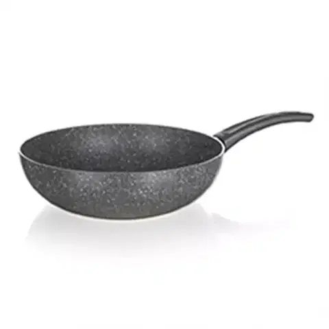 Dekorácie a bytové doplnky Wok Aluminium 28x8cm Granite 40051228