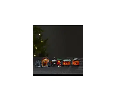 Vianočné dekorácie Eglo 411256 - LED Vianočná dekorácia KIDSVILLE 4xLED/0,018W/2xAA 992-25;411256