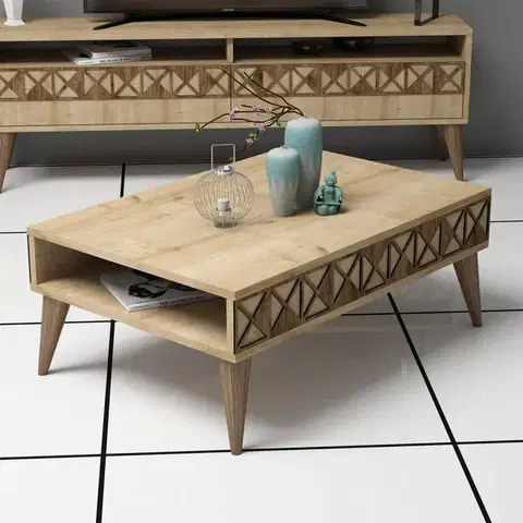 Konferenčné stolíky Konferenčný stolík Line - Oak