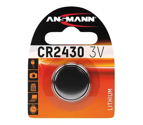 Predlžovacie káble Ansmann 04676 - CR 2430 - Lithiová batéria gombíková 3V 04676
