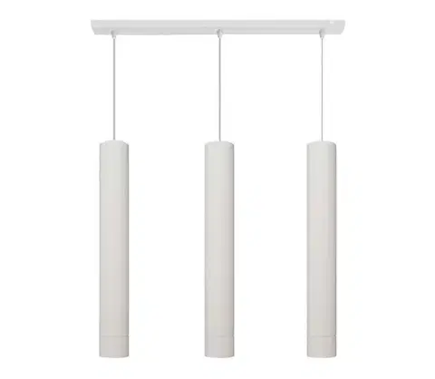 Svietidlá  LED Luster na lanku TUBA 3xGU10/4,8W/230V biela W-L 1111/3 WT