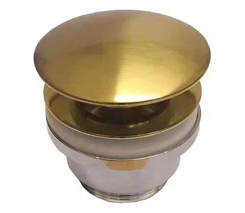 Svietidlá BATH DELUXE Umývadlová vpusť RODBY, priemer 6,6 cm, mosadz 33-004-05-64-04