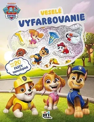Nalepovačky, vystrihovačky, skladačky Veselé vyfarbovanie so super samolepkami - Labková patrola