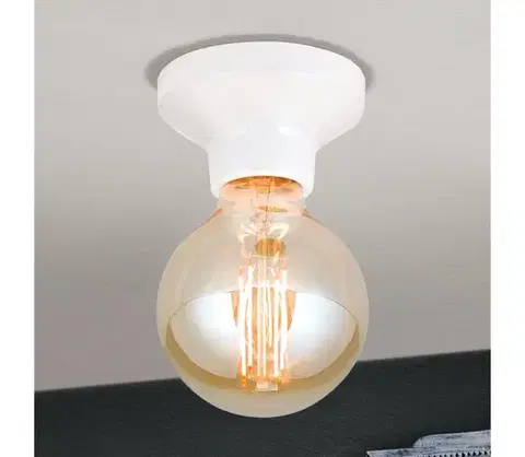 Svietidlá Orion - Stropné svietidlo FROST 1xE27/60W/230V biela DL 7-679 weiß/Kera