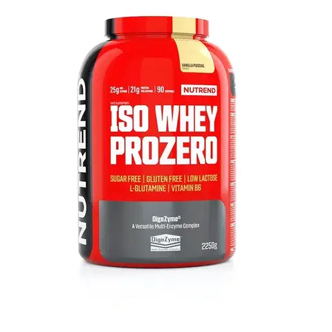 Proteíny Nutrend ISO WHEY Prozero 2250 g pudingová vanilka