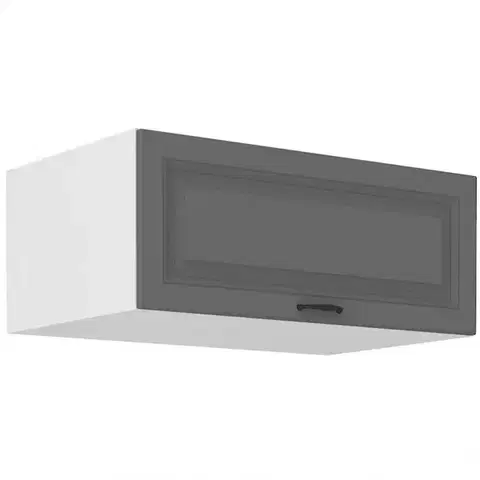 Kuchynské skrinky visiace Kuchynská skrinka Stilo dustgrey/biela 80 Nagu-36 1F