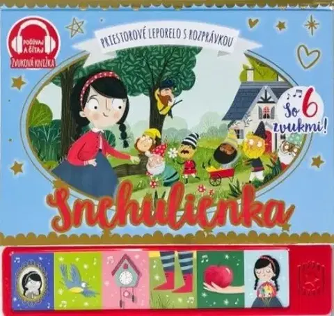 Zvukové knihy Snehulienka - Priestorové leporelo s rozprávkou