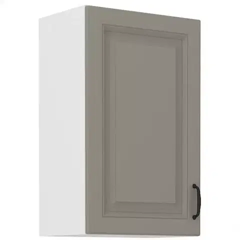 Kuchynské skrinky visiace Kuchynská skrinka Stilo claygrey/biely 45g/72 1f