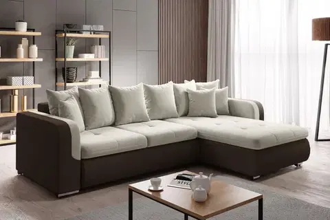 Rohové sedačky KENY MINI rohová sedačka - pravá, Milo 4/Madryt 124