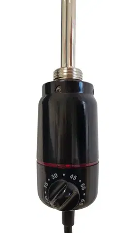 Radiátory do kúpeľne OLSEN SPA - Vykurovacia tyč s termostatom - Farba vykurovacie tyče - Čierna, Výkon vykurovacie tyče - 600 W RADPST365