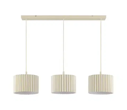 Svietidlá Brilliant - Luster na lanku VELIN 3xE27/20W/230V krémová 51472/09