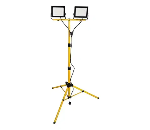 LED osvetlenie  LED reflektor so stojanom 2xLED/50W/230V 6500K IP65 žltý 336095