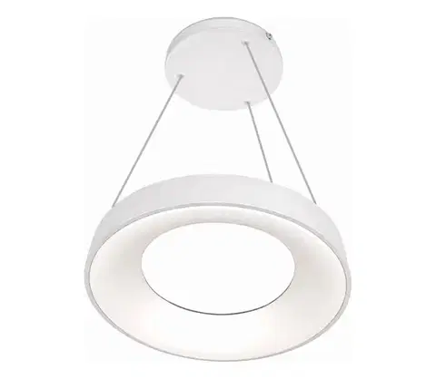 Svietidlá  LED luster na lanku DRAX LED/32W/230V 4000K priemer 38 cm biela SKU047294