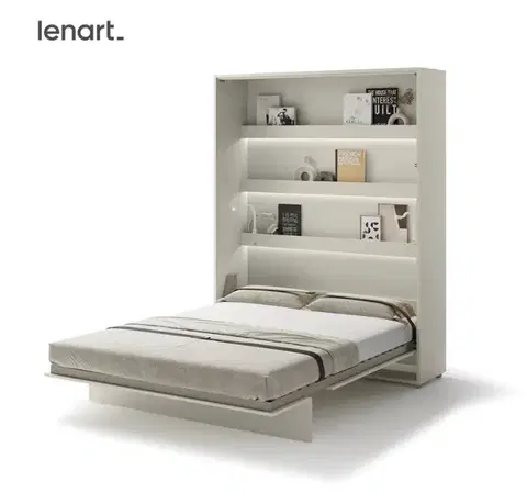 Postele Dig-net nábytok Sklápacia posteľ Lenart BED CONCEPT BC-12 kašmír | 160 x 200 cm