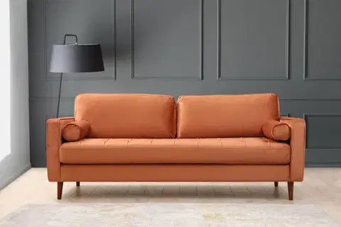 Pohovky a gauče Trojmiestna pohovka Rome - Orange