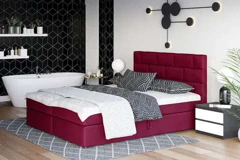 Manželské postele WALENT boxspringová posteľ 180x200, Itaka 34