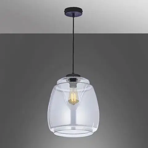 Lampy do obývačky Luster PILAR 2425 BLACK LW1
