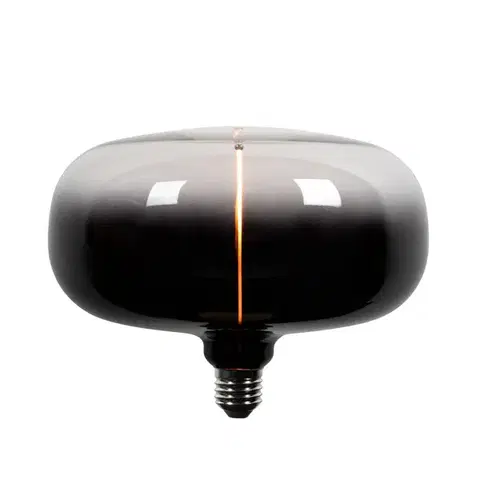 LED osvetlenie E27 LED žiarovka P215 dymová 3,4W 60lm 1800K