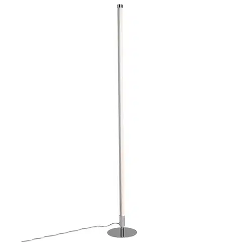 Stojace lampy Moderná stojaca lampa chróm vrátane LED 3-stupňový stmievač - Line-up